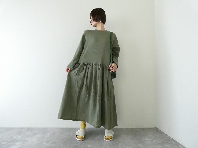 ichi(イチ) ウールガーゼワンピースの商品画像1