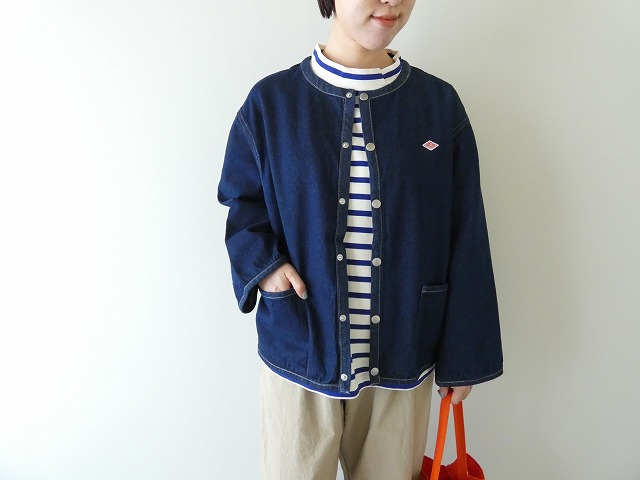 DANTON(ダントン) 10ozコットンデニム カラーレスジャケットの商品画像2