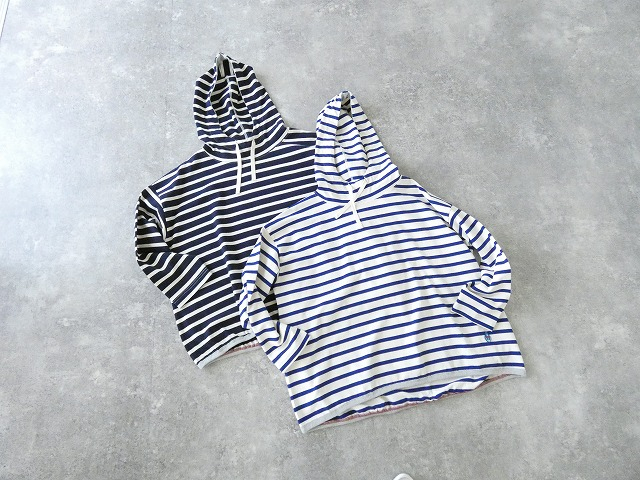 快晴堂(かいせいどう) コーディネートボーダー 裾ギャザーボーダーパーカーの商品画像11