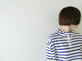 快晴堂(かいせいどう) コーディネートボーダー 裾ギャザーボーダーパーカーの商品画像21