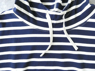 快晴堂(かいせいどう) コーディネートボーダー 裾ギャザーボーダーパーカーの商品画像37