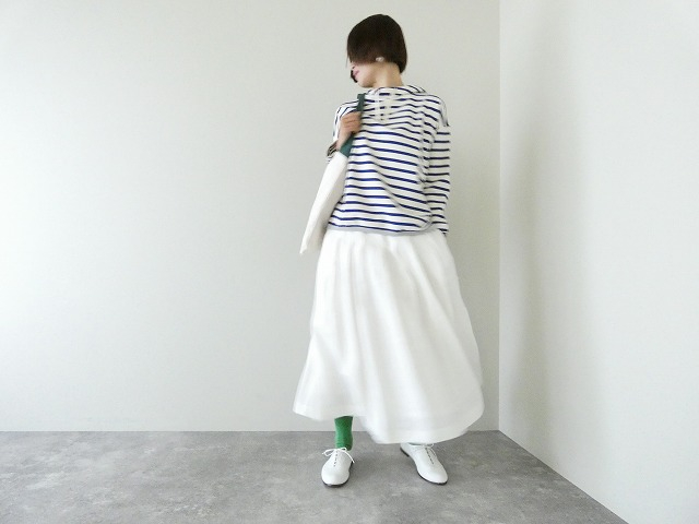 快晴堂(かいせいどう) コーディネートボーダー 裾ギャザーボーダーパーカーの商品画像6