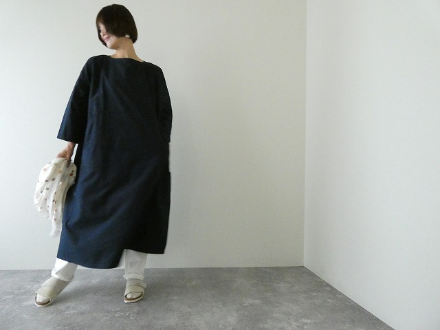 快晴堂(かいせいどう) Girl's ヴィンテージ馬布 Wideストン八分袖ワンピースの商品画像5