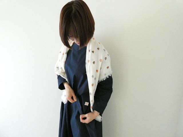 快晴堂(かいせいどう) Girl's ヴィンテージ馬布 Wideストン八分袖ワンピースの商品画像7