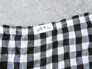 R&D.M(オールドマンズテーラー) LINEN GINGHAM CHECK APRONの商品画像27
