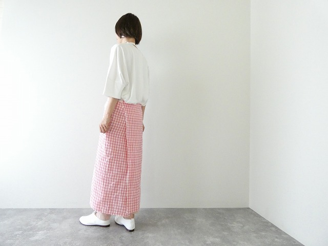 R&D.M(オールドマンズテーラー) LINEN GINGHAM CHECK APRONの商品画像8