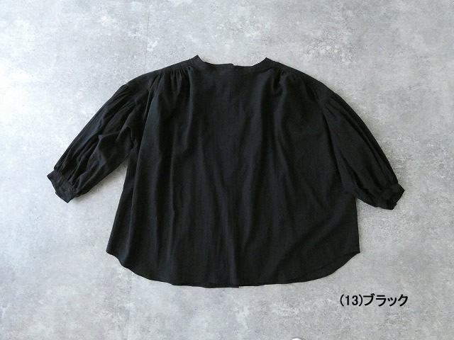 TANG(タング) コットンボイルバックボタンブラウスの商品画像11