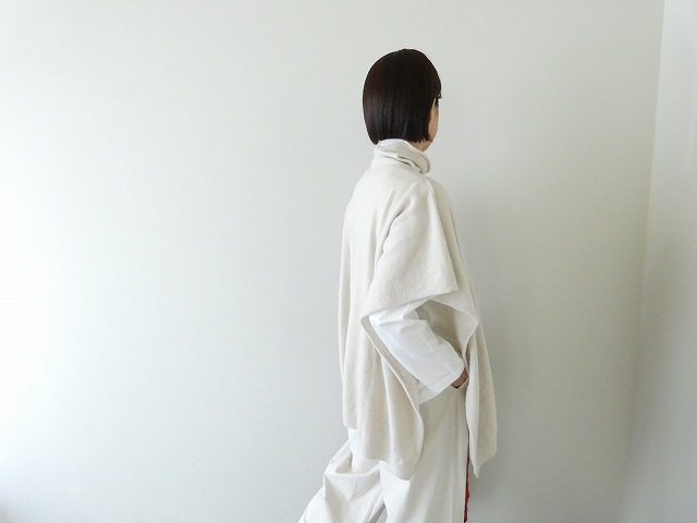 evam eva(エヴァムエヴァ) wool ponchoの商品画像4