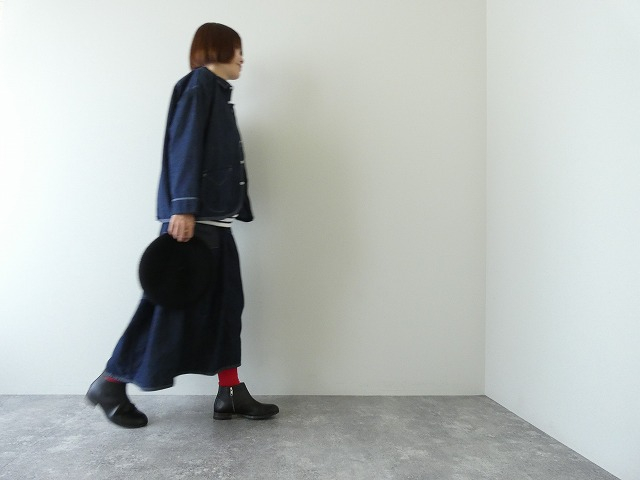 快晴堂(かいせいどう) Girl's デュアルシーズンデニム 裾ダーツ