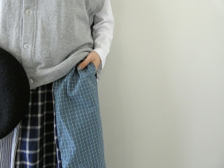 NATURAL LAUNDRY(ナチュラルランドリー) 先染めパネル シャーリングスカートの商品画像21