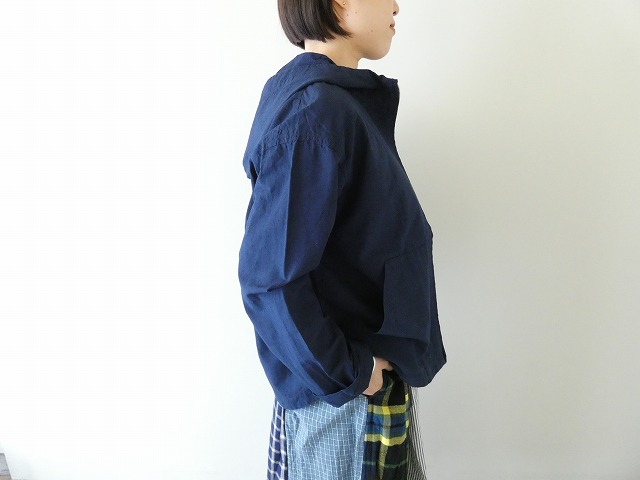 NATURAL LAUNDRY(ナチュラルランドリー) コットンリネンポプリン ジップアップブルゾンの商品画像4
