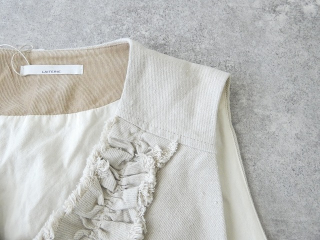LAITERIE(レイトリー) 綿麻ツイルフリルベストの商品画像25