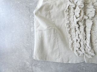 LAITERIE(レイトリー) 綿麻ツイルフリルベストの商品画像27