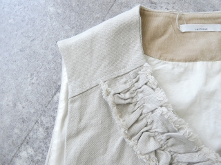 LAITERIE(レイトリー) 綿麻ツイルフリルベストの商品画像31