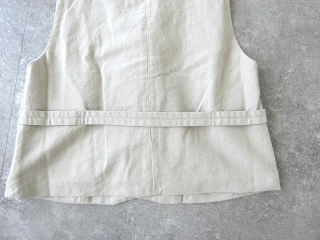 LAITERIE(レイトリー) 綿麻ツイルフリルベストの商品画像34