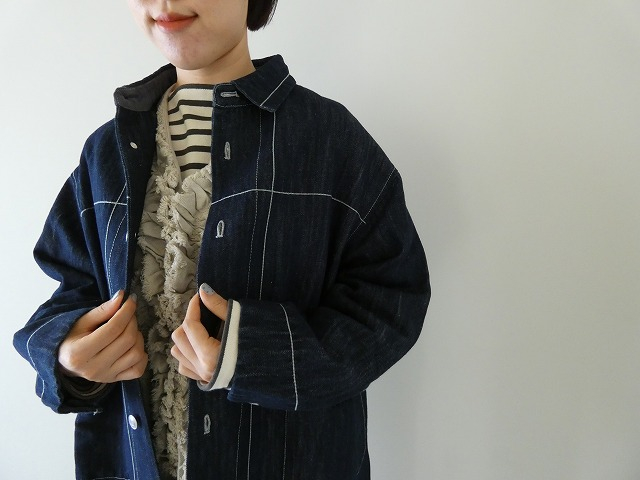 LAITERIE(レイトリー) 綿麻ツイルフリルベストの商品画像6