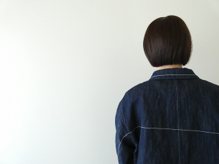 LAITERIE(レイトリー) チェーンステッチ 綿麻デニムオーバーシャツの商品画像22