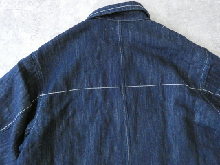 LAITERIE(レイトリー) チェーンステッチ 綿麻デニムオーバーシャツの商品画像33