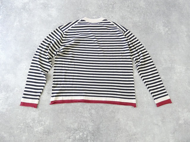 maomade(マオメイド) レイヤード風ボーダープルオーバーの商品画像11