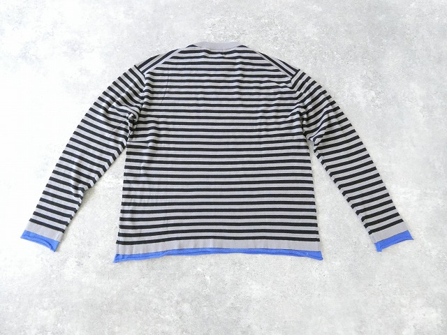maomade(マオメイド) レイヤード風ボーダープルオーバーの商品画像13
