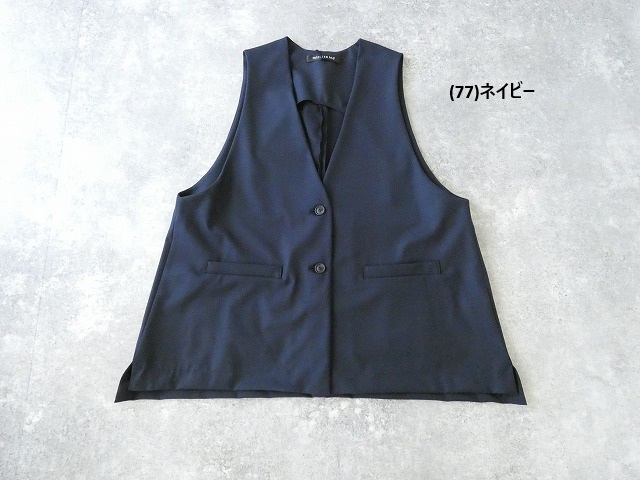 mizuiro ind(ミズイロインド) ディープVネックワイドベストの商品画像11