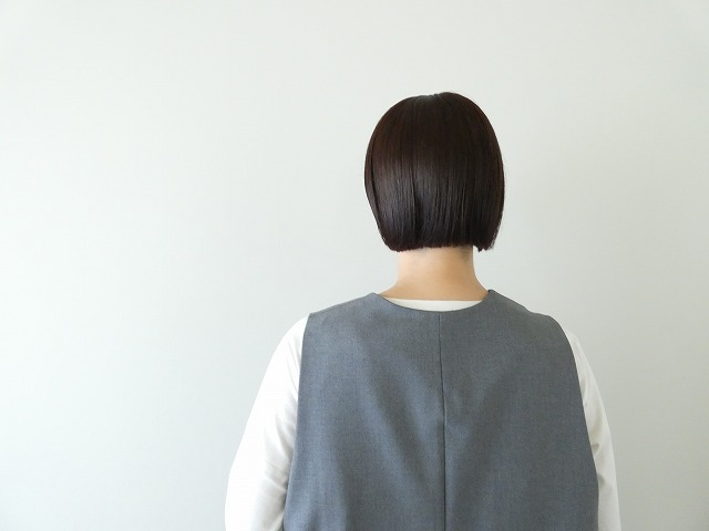 mizuiro ind(ミズイロインド) ディープVネックワイドベストの商品画像7
