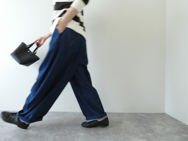 mizuiro ind(ミズイロインド) デニムタックワイドパンツの商品画像1