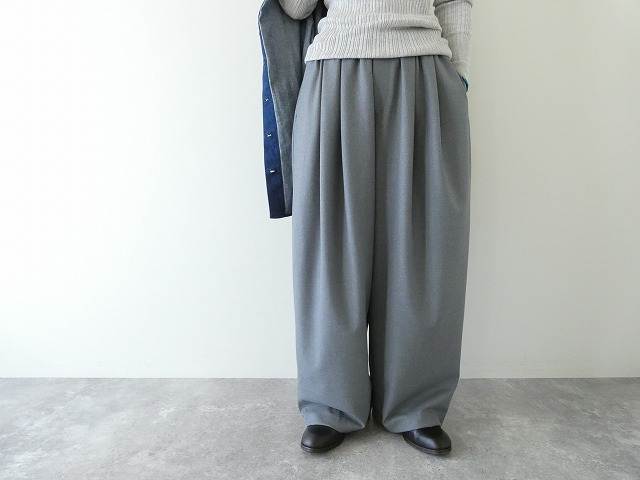 mizuiro ind(ミズイロインド) ワイドタックパンツの商品画像2