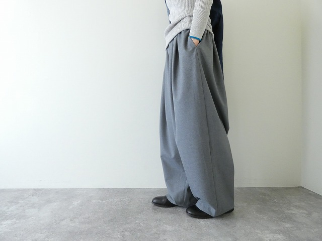 mizuiro ind(ミズイロインド) ワイドタックパンツの商品画像5