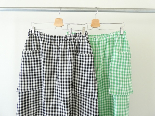 R&D.M(オールドマンズテーラー) LINEN GINGHAM CHECK POCKET SKIRTの商品画像21