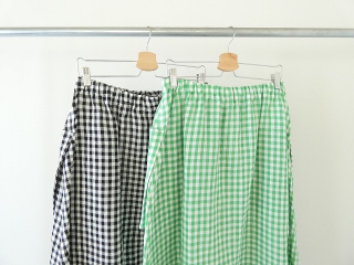 R&D.M(オールドマンズテーラー) LINEN GINGHAM CHECK POCKET SKIRTの商品画像23