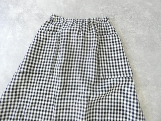 R&D.M(オールドマンズテーラー) LINEN GINGHAM CHECK POCKET SKIRTの商品画像25