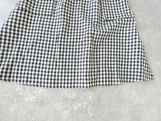 R&D.M(オールドマンズテーラー) LINEN GINGHAM CHECK POCKET SKIRTの商品画像29