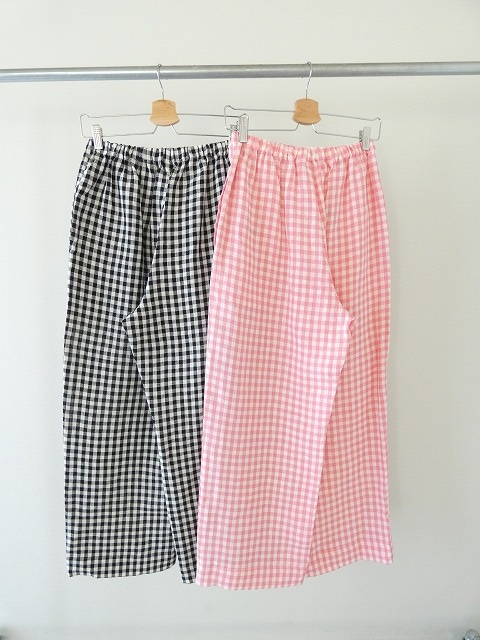R&D.M(オールドマンズテーラー) LINEN GINGHAM CHECK RELAX GUM PANTSの商品画像4