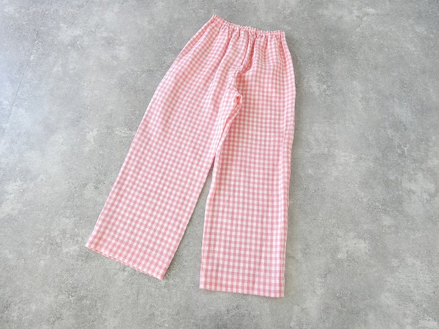 R&D.M(オールドマンズテーラー) LINEN GINGHAM CHECK RELAX GUM PANTSの商品画像5