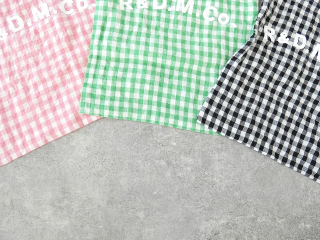R&D.M(オールドマンズテーラー) LINEN GINGHAM CHECK TOTE BAGの商品画像22