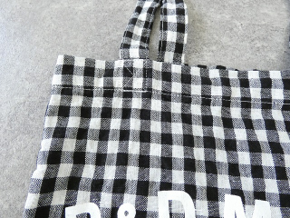 R&D.M(オールドマンズテーラー) LINEN GINGHAM CHECK TOTE BAGの商品画像28