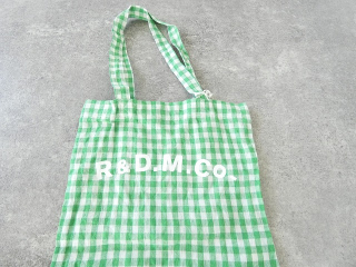 R&D.M(オールドマンズテーラー) LINEN GINGHAM CHECK TOTE BAGの商品画像31
