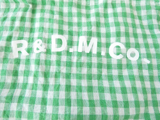 R&D.M(オールドマンズテーラー) LINEN GINGHAM CHECK TOTE BAGの商品画像32