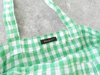 R&D.M(オールドマンズテーラー) LINEN GINGHAM CHECK TOTE BAGの商品画像35