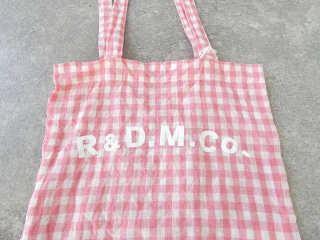 R&D.M(オールドマンズテーラー) LINEN GINGHAM CHECK TOTE BAGの商品画像37
