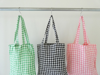 R&D.M(オールドマンズテーラー) LINEN GINGHAM CHECK TOTE BAGの商品画像45
