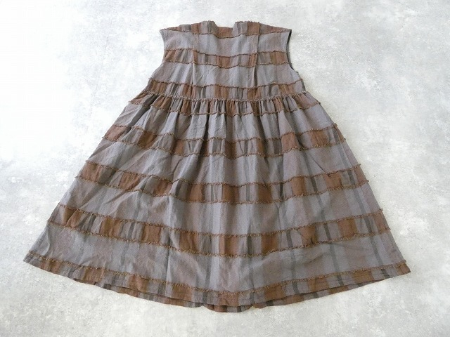 tumugu(ツムグ) ブロックチェックカットジャガードワンピースの商品画像14