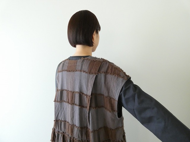 tumugu(ツムグ) ブロックチェックカットジャガードワンピースの商品画像8