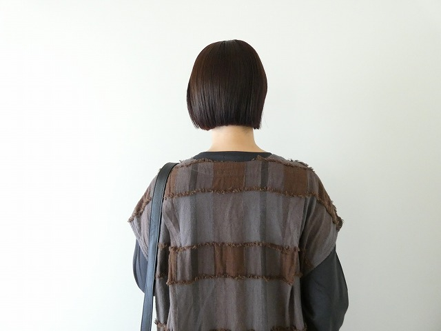 tumugu(ツムグ) ブロックチェックカットジャガードワンピースの商品画像9