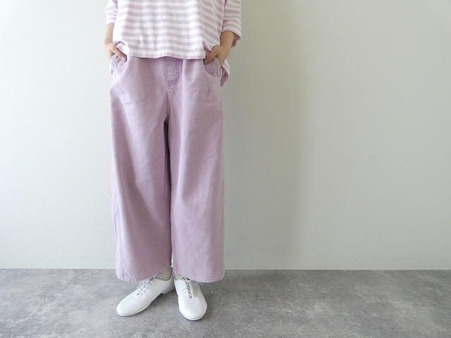 tumugu(ツムグ) コットンツイルサンドタックパンツの商品画像2