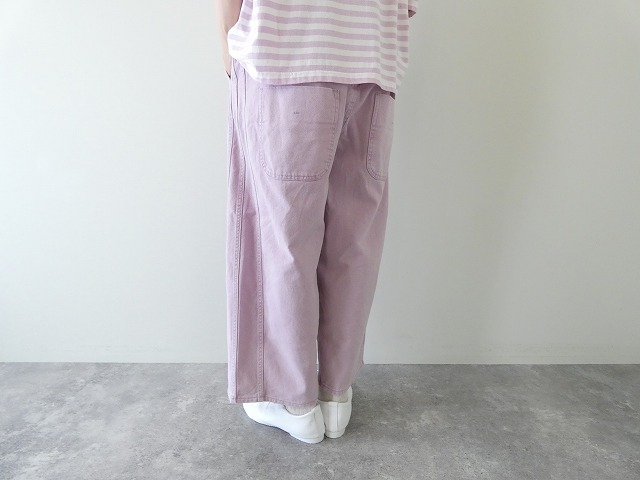 tumugu(ツムグ) コットンツイルサンドタックパンツの商品画像4