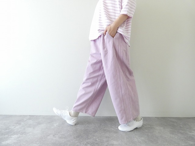 tumugu(ツムグ) コットンツイルサンドタックパンツの商品画像5