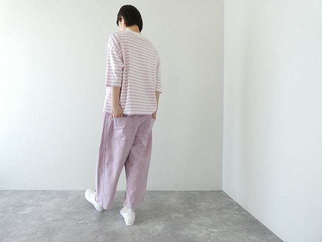 tumugu(ツムグ) コットンツイルサンドタックパンツの商品画像6