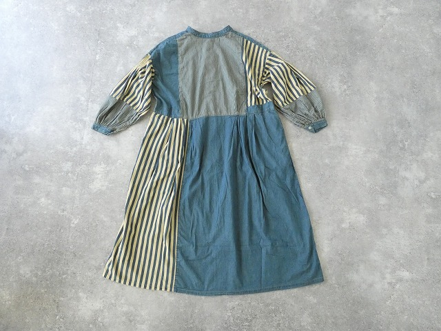 tumugu(ツムグ) デニム×ヒッコリー　ストライプ2WAYワンピースの商品画像14